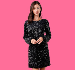 Daphne Sequin Dress